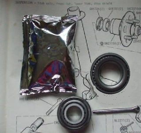 FRONT WHEEL HUB BEARING KIT x1 (Humber Sceptre) (Mk1 & Mk2) (1963- 67 Only) 