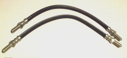 FRONT BRAKE HOSES x2 (Volvo P1800) (1960- 68)
