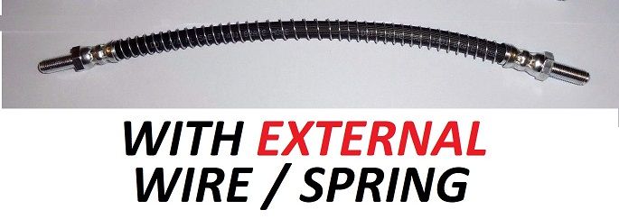 REAR BRAKE HOSE x1 (Marcos 1500, 1600, 1600GT, 2000 & 3.0 Litre) (1967- 72)  