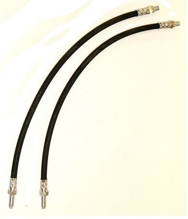 FRONT BRAKE HOSES x2 (Aston Martin DB2 & DB2/4) (**Front Drums**) (From 1951- 57 Only) 