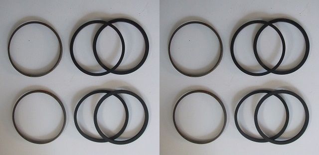 FRONT BRAKE CALIPER REPAIR SEALS KITS x2 (Sunbeam Rapier) (Mk3, Mk3a, Mk4, Mk5) (1959- 76)