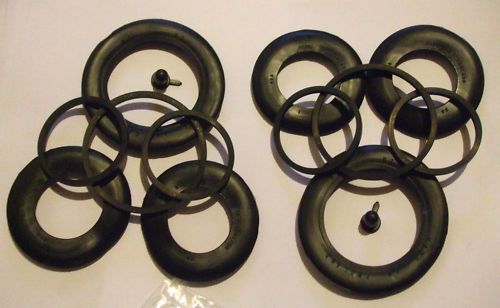 FRONT BRAKE CALIPER REPAIR SEALS KITS x2 (ISO Rivolta & Grifo) (From 1968- 74) 
