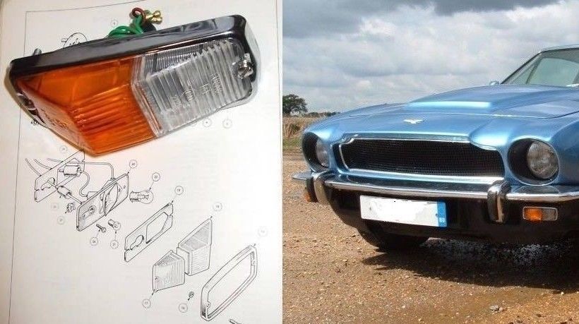** FRONT INDICATOR & SIDE LIGHT ASSEMBLY (Aston Martin V8) (1969- 78) 