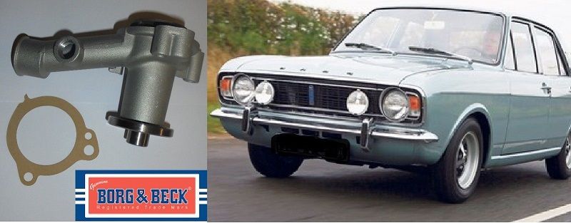 WATER PUMP (Ford Cortina Mk2) (1200, 1300, 1500, 1600, 1600GT & 1600E) (1966- 70) 