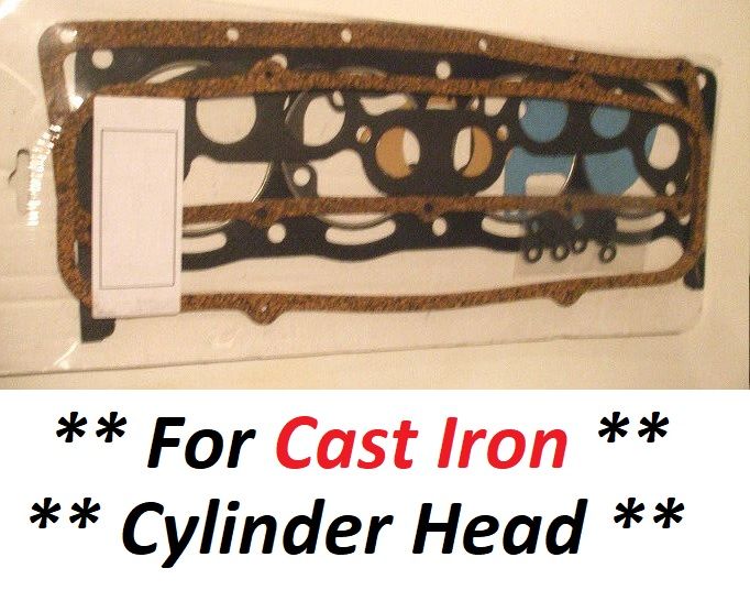 HEAD GASKET SET (Hillman Minx) (1400, 1500, 1600, 1725) (** Cast Iron Head **) (1954- 67)  