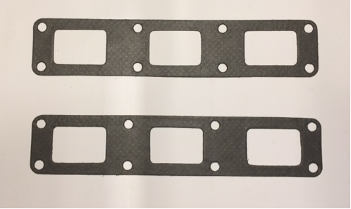 EXHAUST MANIFOLD GASKETS x2 (Jaguar XJ6) (Ser.1,2 &3) (2.8, 3.4 & 4.2) (1968- 79) 