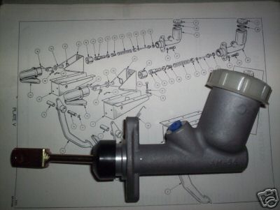 CLUTCH MASTER CYLINDER (Wolseley 18/85 & 6) (1964- 75)