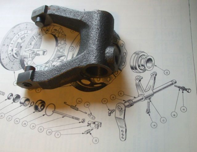 ** CLUTCH RELEASE FORK (Triumph TR2, TR3, TR4) (1953- 65) 