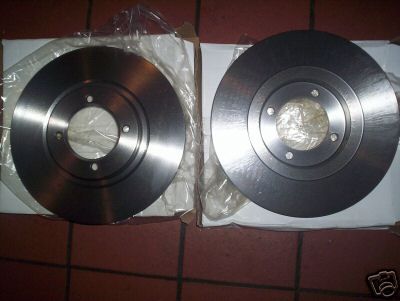 FRONT BRAKE DISCS x2 (Lotus Europa) (1966- 75) 