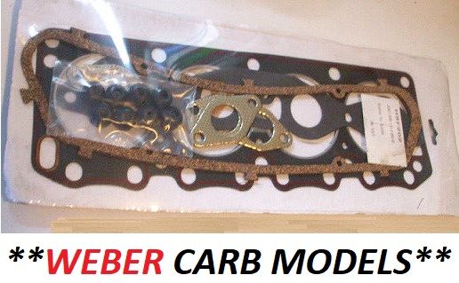 HEAD GASKET SET (Ford Escort Mk2) (1300, 1600) (X Flow OHV with Weber Carbs) (1975- 80)