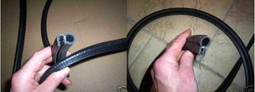 DOOR RUBBER SEALS & BOOT SEAL (Triumph TR4) 