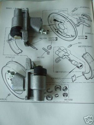 REAR BRAKE WHEEL CYLINDERS x2 (Triumph 1500 Saloon) (FWD & RWD) (1970- 76)