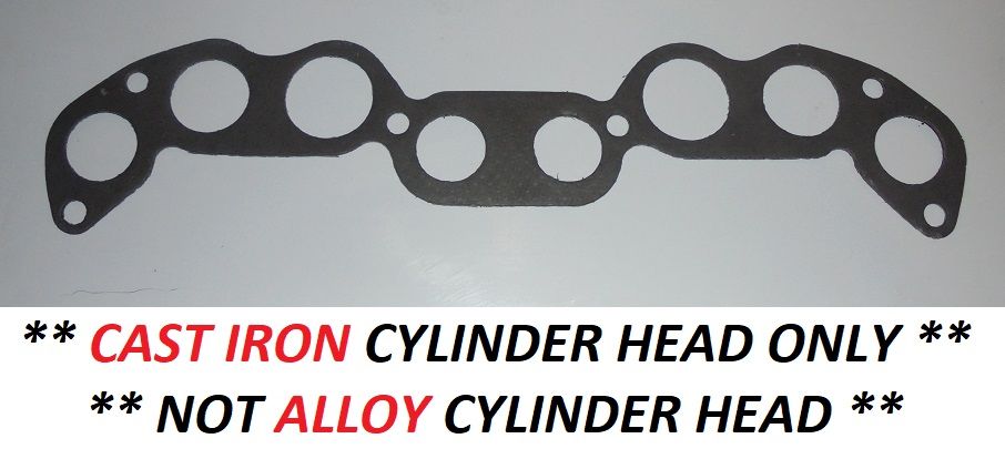INLET / EXHAUST MANIFOLD GASKET (Sunbeam Rapier) (Ser.1 & 2) (1400cc, 1500cc) (**Cast Iron Head**) (1955- 59)