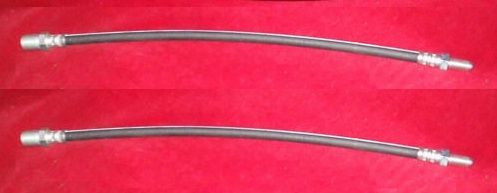 FRONT BRAKE HOSES x2 (Wolseley 4/50) (1948- 53) 