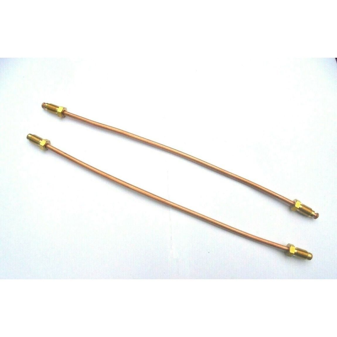FRONT BRAKE COPPER BRIDGE LINK PIPES x2 (Reliant Rebel) (1964- 74) 
