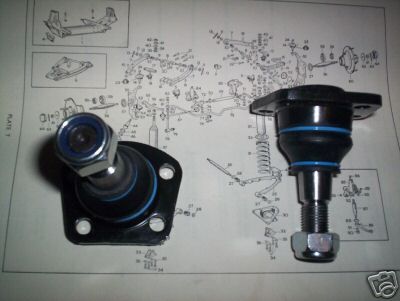 LOWER BALL JOINTS x2 (Jaguar Sovereign & Daimler Double Six)