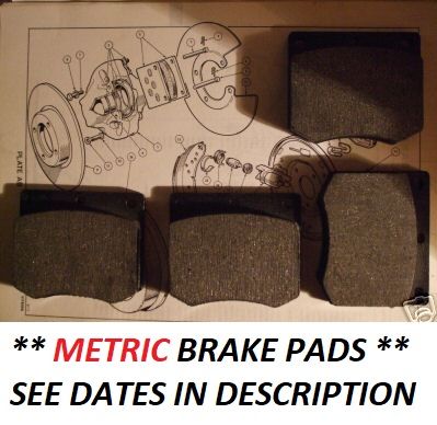 FRONT BRAKE PADS SET (TVR Vixen) (** From Mar 72- 73 **)
