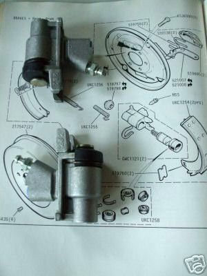 REAR BRAKE WHEEL CYLINDERS x2 (Ford Corsair V4) (V4 GT & 2000e Only) (1965- 70)