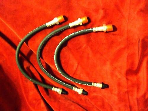 FRONT & REAR BRAKE HOSES x3 (MG YB) (From 1951- 53)