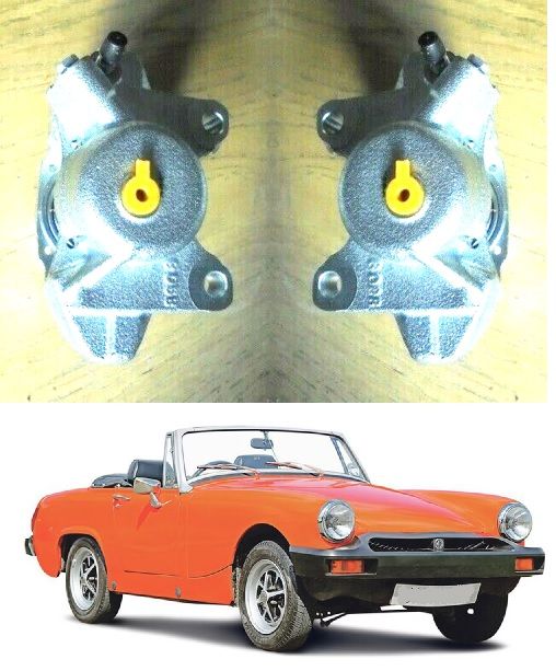 FRONT BRAKE CALIPERS x2 (MG Midget) (From Oct 62- 79) 