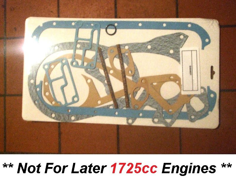 SUMP GASKET ENGINE SET (Hillman Super Minx Mk.1,2,3) (1600cc) (1961- 65 Only) 
