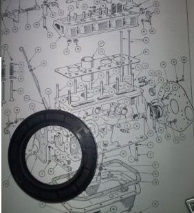FRONT TIMING COVER ENGINE OIL SEAL (Standard Vanguard) (** 6 Cylinder **) (1960- 63) 