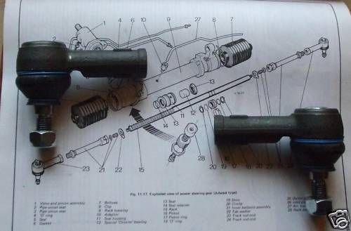 ** TRACK ROD ENDS x2 (Jaguar XJ6 Ser 3 & XJ12) (Ser.3) (** From Sep 85- **) (**METRIC**) 