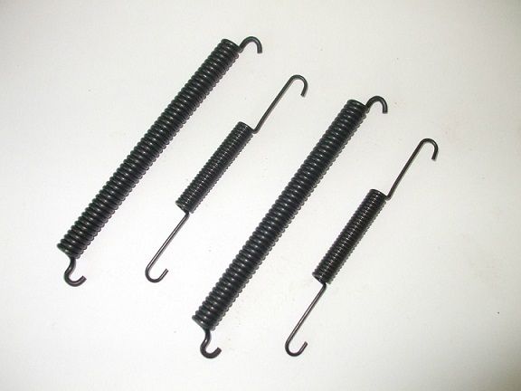 REAR BRAKE SHOE SPRINGS x4 (Wolseley 15/50) (1956- 58)
