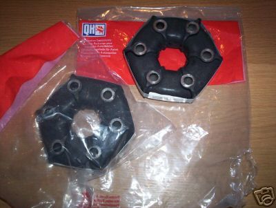 RUBBER DOUGHNUTS x2 (Triumph 1300 FWD & 1500 FWD Saloons) (1965- 73)