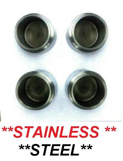 FRONT BRAKE CALIPER PISTONS x4 (** STAINLESS STEEL **)  (Jaguar Daimler Sovereign & Double Six) (1973- 90) 