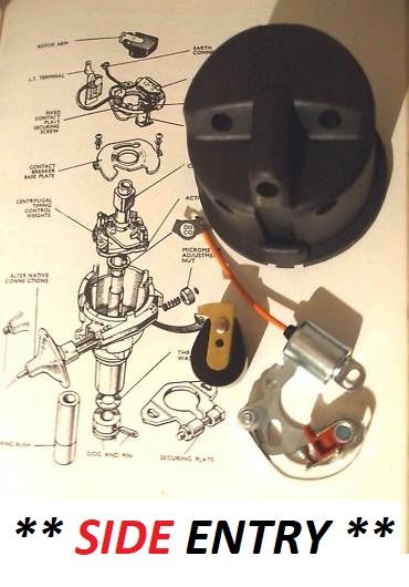DISTRIBUTOR CAP POINTS ROTOR ARM CONDENSER (Wolseley 1500 Saloon) (1958- 65) 