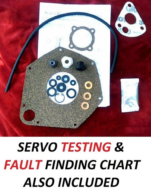BRAKE SERVO REPAIR SEALS KIT (Vauxhall Viva HA & 90) (1963- 66) 