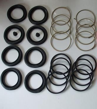 FRONT BRAKE CALIPER REPAIR SEALS KITS x2 (Jaguar Daimler Sovereign & Double Six) (1973- 1990)