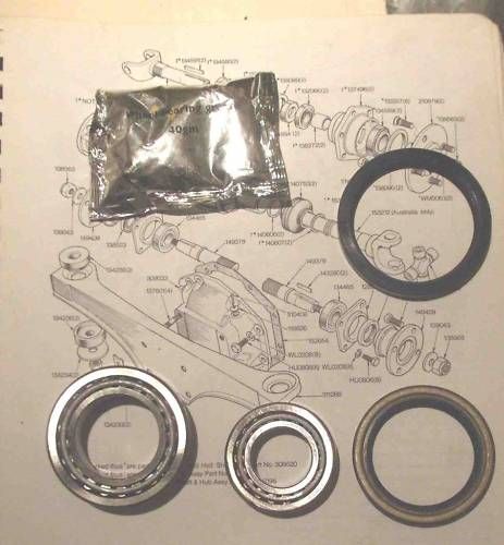 REAR WHEEL HUB BEARING KIT x1 (Triumph Stag) (1970- 77)