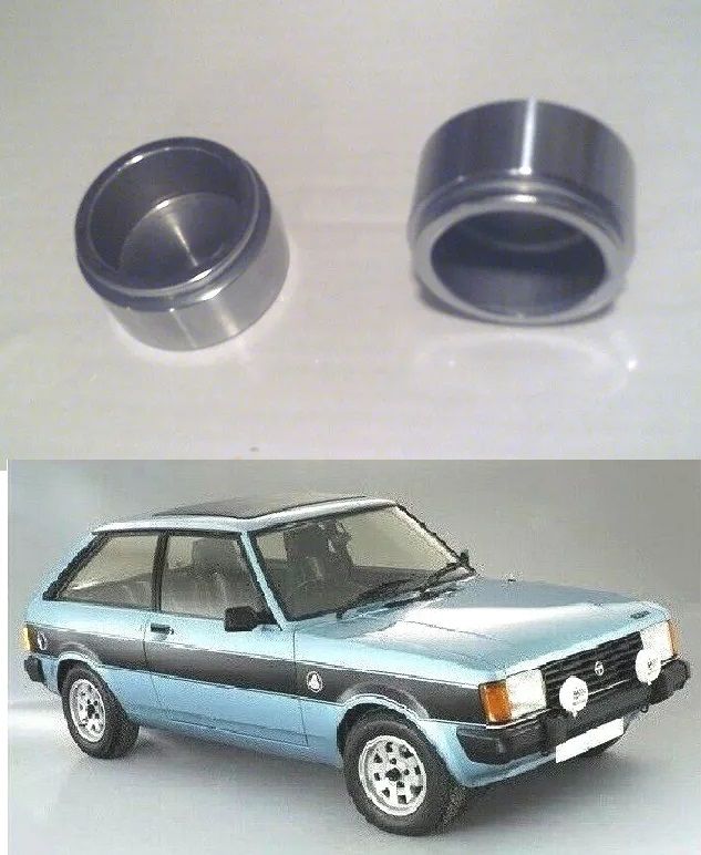 FRONT BRAKE CALIPER PISTONS x2 (Sunbeam Talbot Lotus 2.2) (1979- 82) 