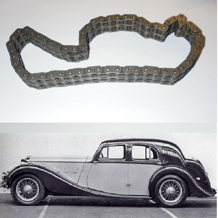 TIMING CHAIN (MG VA Saloon 1-1/2 Litre) (MG SA Saloon 2.0 Litre) (MG WA Saloon 2.6 Litre) (1937- 40) 
