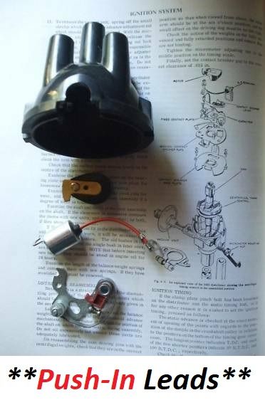 DISTRIBUTOR CAP POINTS ROTOR ARM CONDENSER (Hillman Minx) (Ser.1,2,3,4,5,6,7) (1961- 70) 
