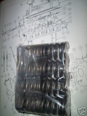 ENGINE VALVE SPRINGS x8 (MG Y-Type) (YA & YB Saloon) (1947- 53)