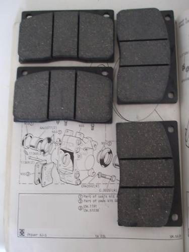 FRONT BRAKE PADS SET (Jaguar XJ6 & XJ12) (3.6, 4.0 & 5.3) (From Oct 73- 92 Only) 