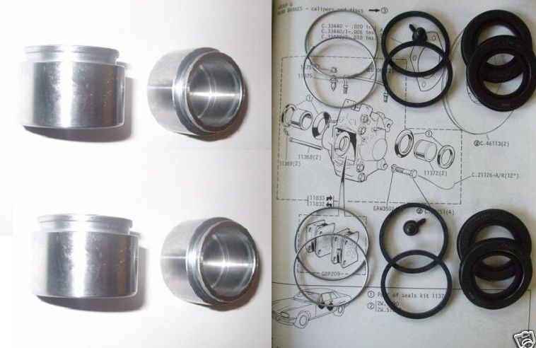 REAR BRAKE CALIPER PISTONS & SEALS (Jaguar & Daimler Sovereign) (1972- 90) 